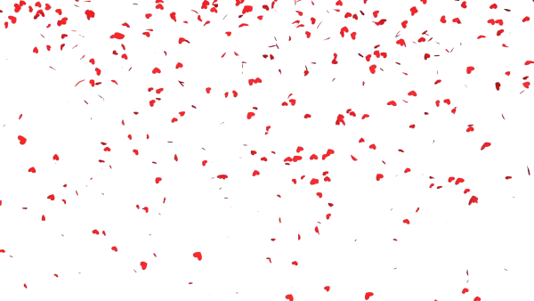Красное конфетти