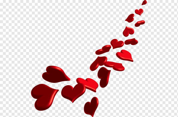 Дорожка из сердечек