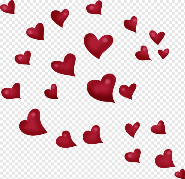 Сердечки летят