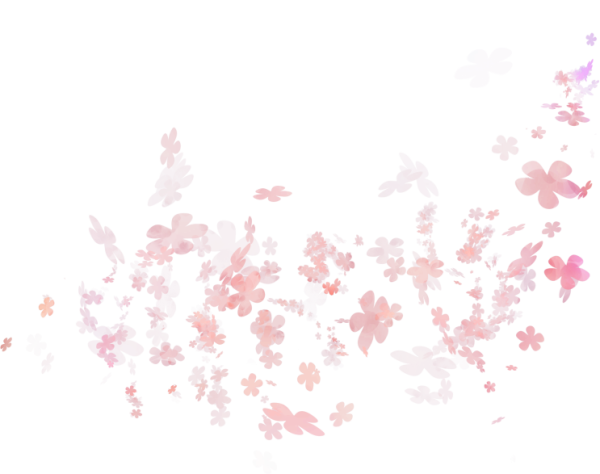 Мелкие цветочки на прозрачном фоне