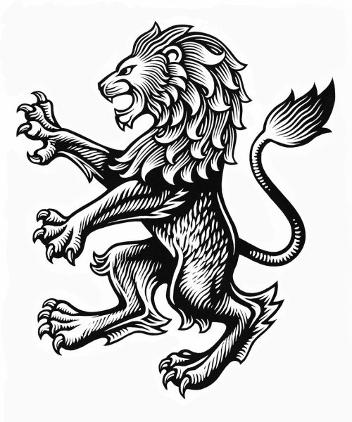 Геральдический символ Лев