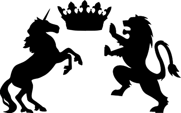 Щитодержатели Единорог и Лев