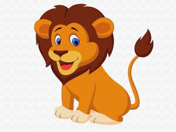 Лев мультяшка