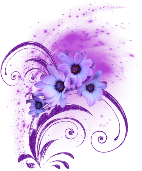 Красивые узоры цветов