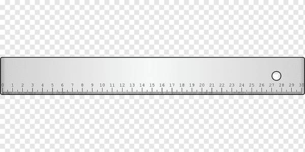 Линейка белая