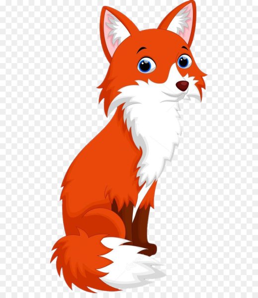 Лиса мультяшная для детей