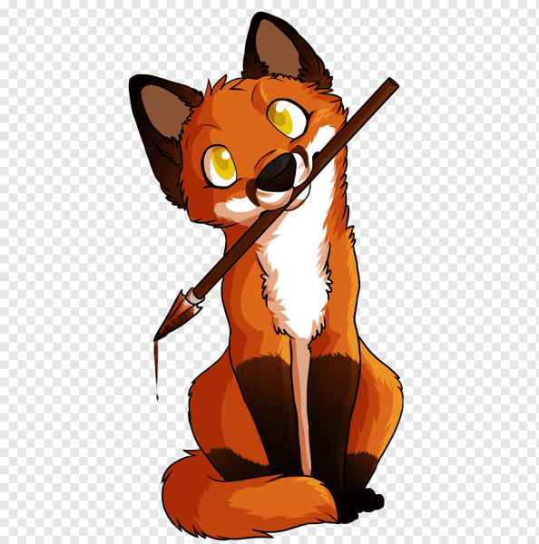 Лиса мультяшная