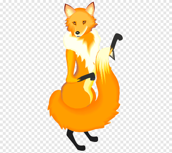 Картинка Лисичка на прозрачном фоне