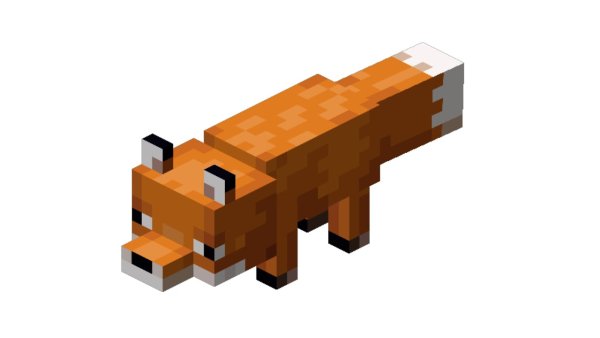Лисичка из МАЙНКРАФТА