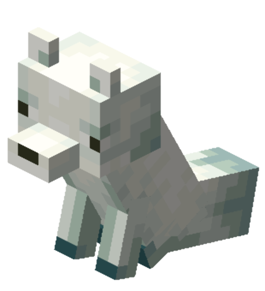 Снежная лиса из МАЙНКРАФТА