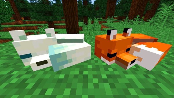 Лисичка из МАЙНКРАФТА