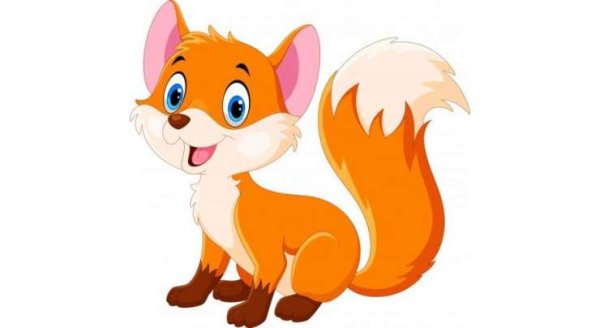 Мультяшные дети-лисята