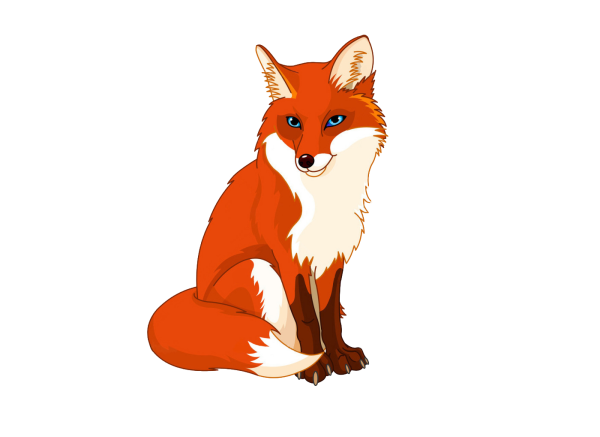 Лисичка рисунок