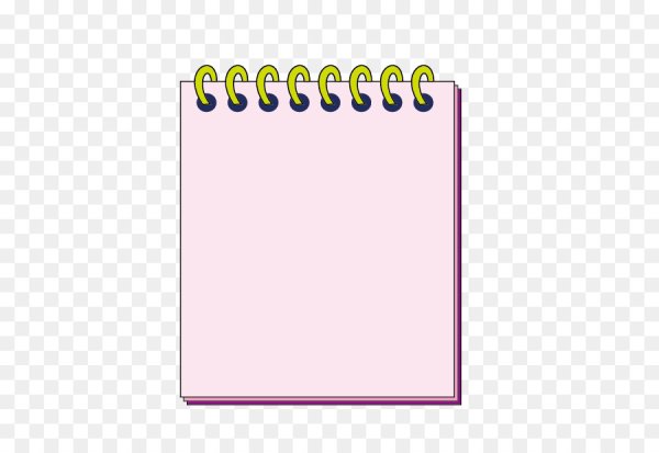 Лист из блокнота