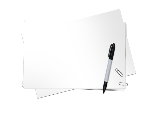 Лист с ручкой без фона