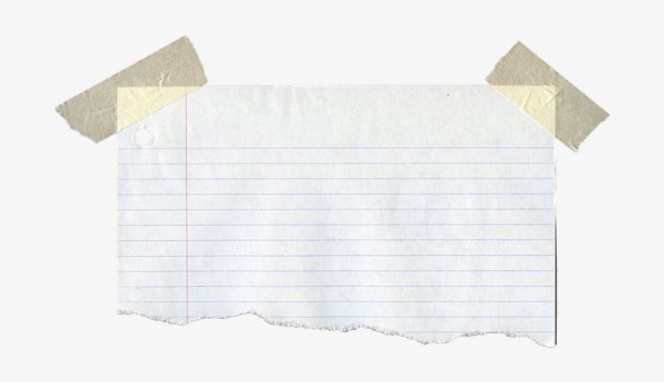 Обрывок бумаги в клетку
