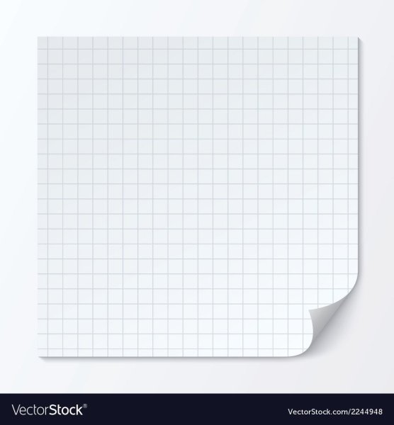 Листок бумаги в клеточку