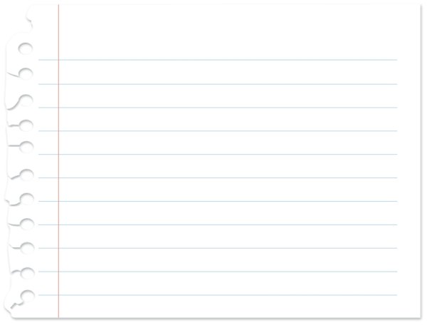 Тетрадный лист в линию фон