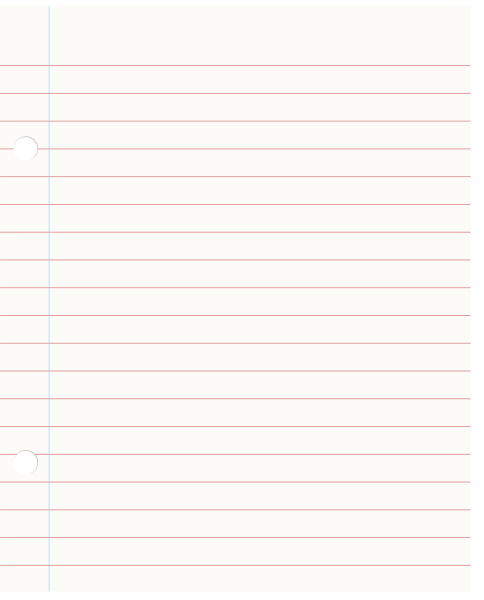 Лист бумаги в линеечку