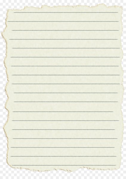 Лист бумаги в линейку