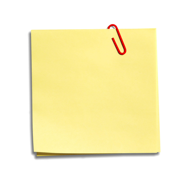 Лист бумаги для заметок