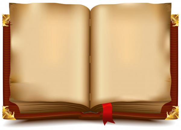 Рамка в виде развернутой книги