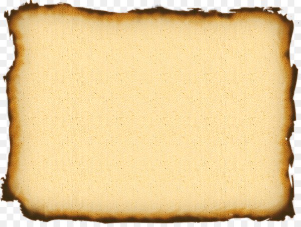 Обожженный лист бумаги