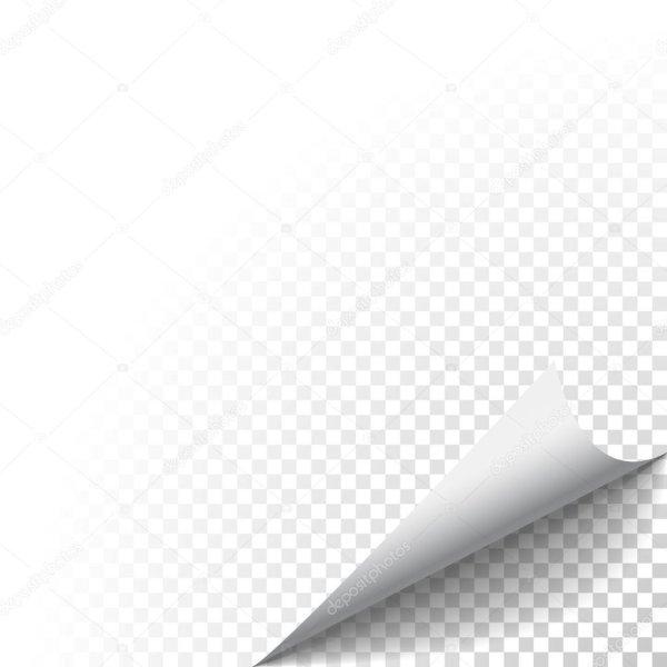 Бумага с загнутым углом