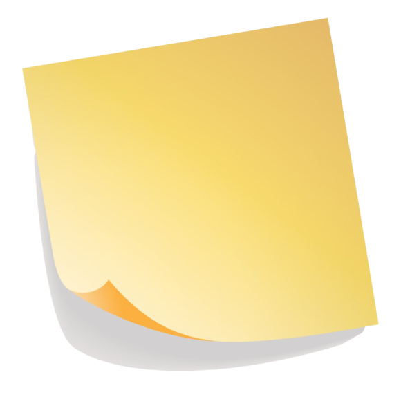 Желтый стикер