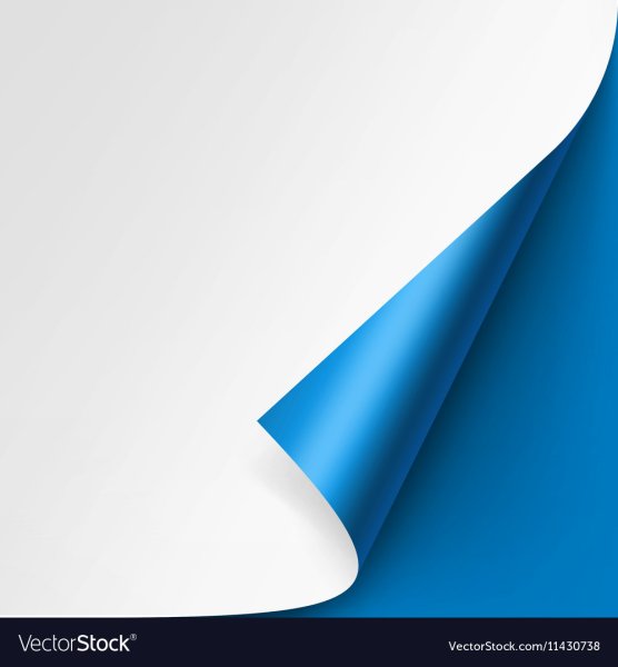 Бумага с загнутым уголком