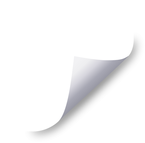 Бумага с загнутым уголком