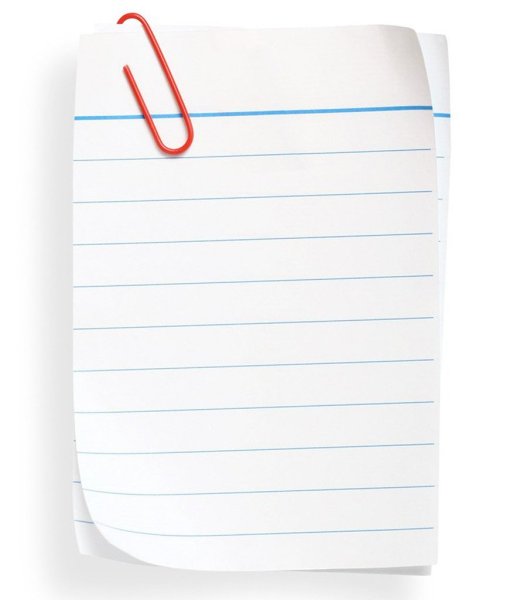 Лист блокнота