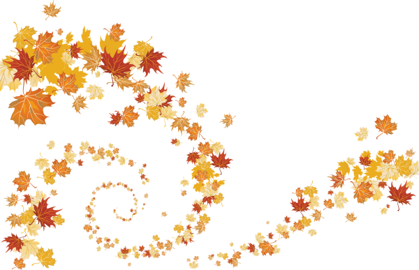 Клипарт осенние листья на прозрачном фоне