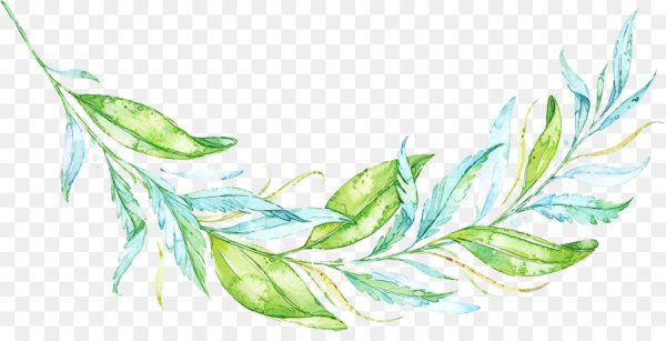 Зелень акварель