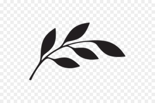 Веточка силуэт