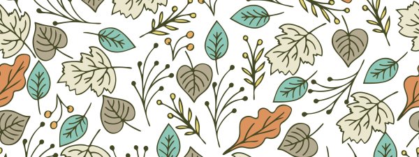 Орнамент листья