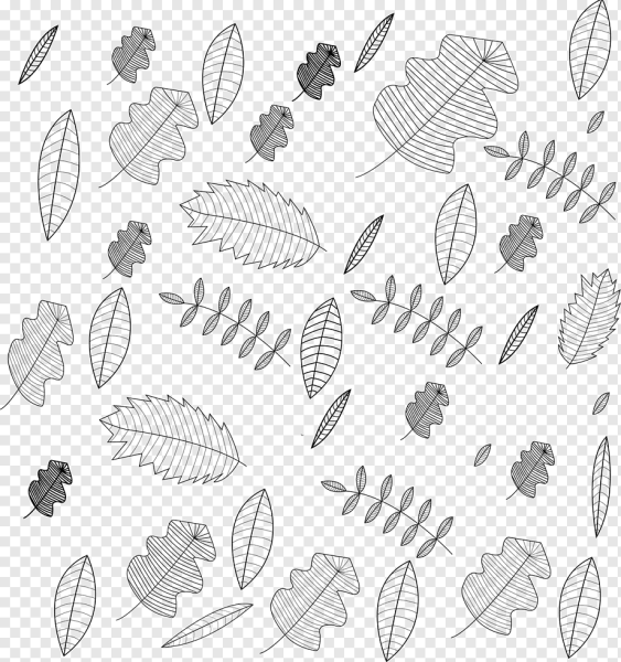 Паттерн из листьев