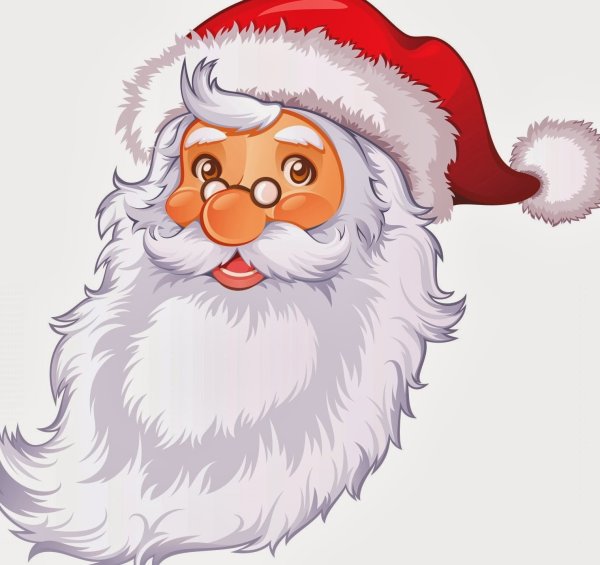 Лицо Деда Мороза