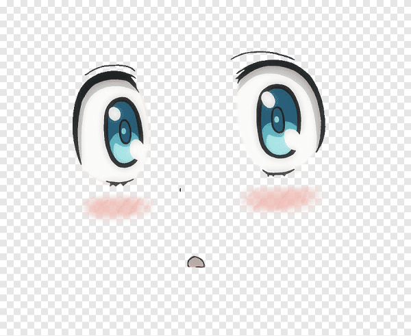 Милые мультяшные глаза