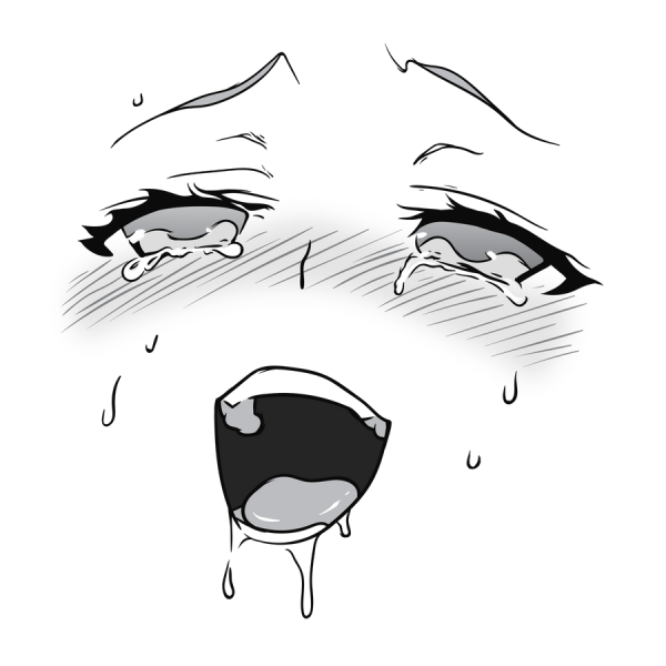 Ахегао глаза