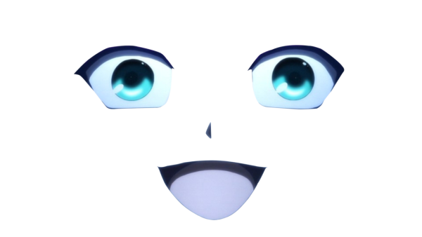 Голубые глаза аниме