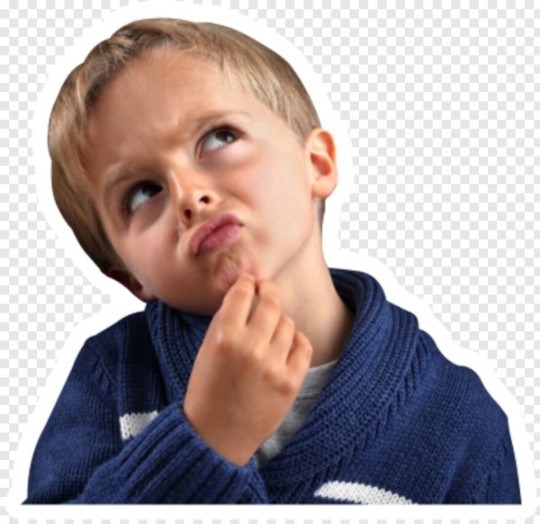 Ребенок думает