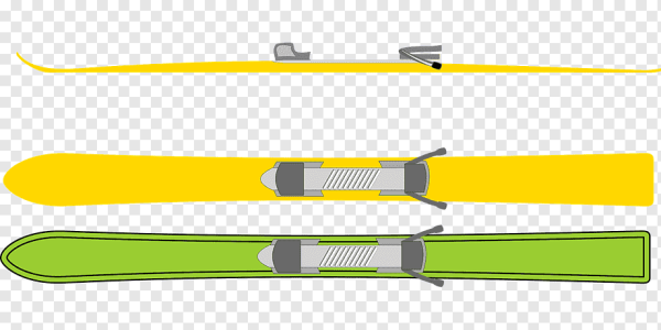 Горные лыжи вектор