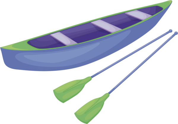 Лодка на прозрачном фоне