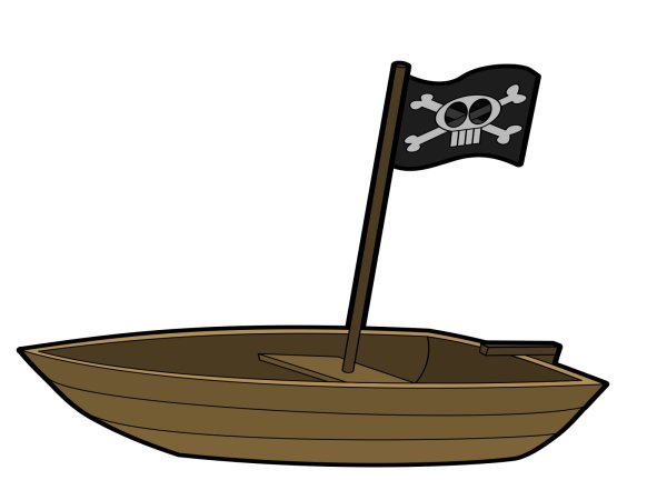 Нарисовать лодку