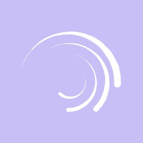 Alight Motion розовая иконка