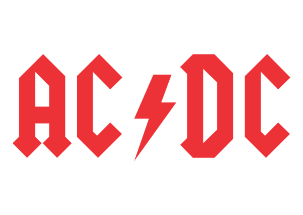 Наклейка AC DC