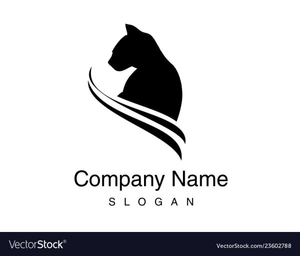 Логотип салона красоты с рисунком пантеры Грация