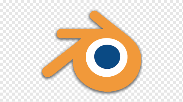 Blender логотип на прозрачном фоне