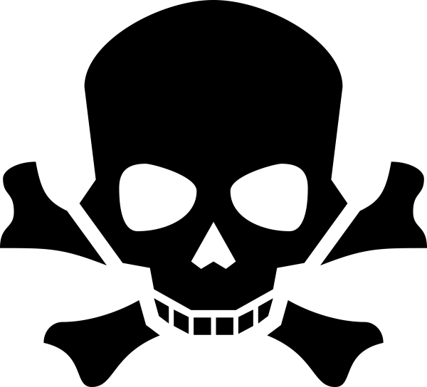 Череп силуэт